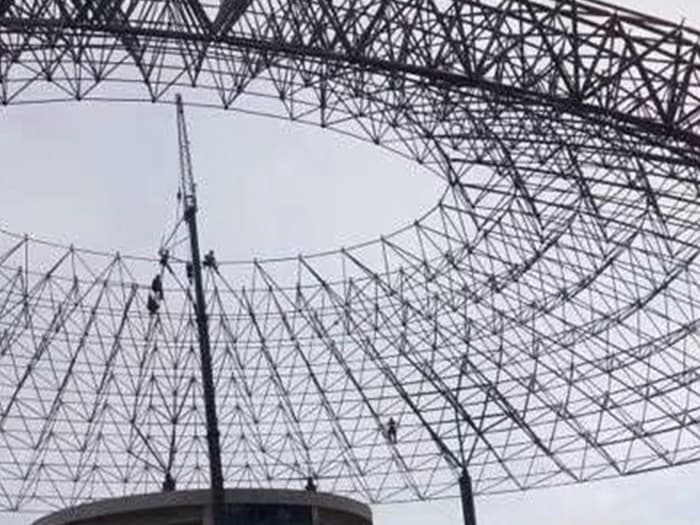 果洛篮球馆球形网架厂家价格